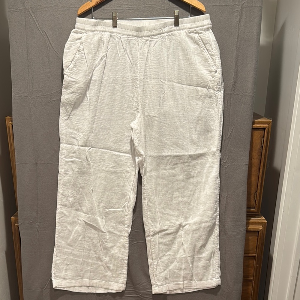 Fresh Produce Women's White Wide Leg Pants